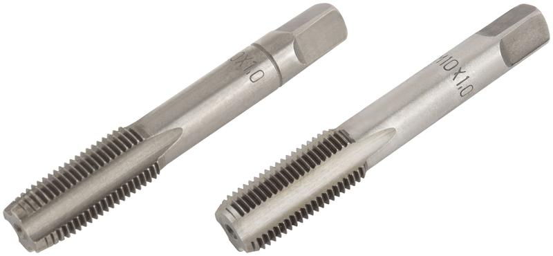 Метчик метрический легированная сталь набор 2шт м10х1.0мм (уп.2шт) FIT 70846