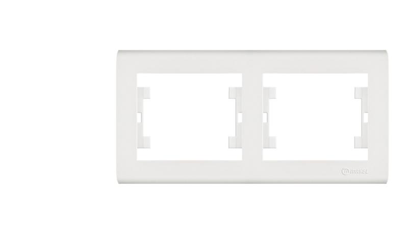 Рамка 2-м Manolya горизонт. бел. Makel 41001702