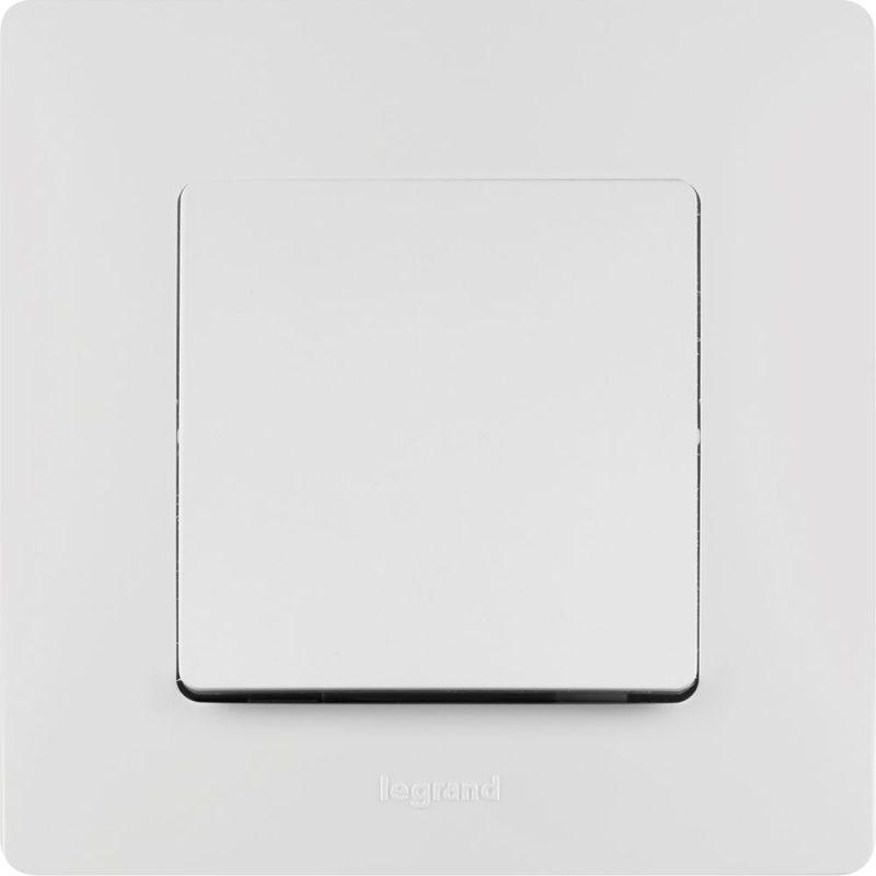 Переключатель 1-кл. СП Etika 10А IP20 250В 10AX безвинтов. зажимы механизм бел. IEK 672205