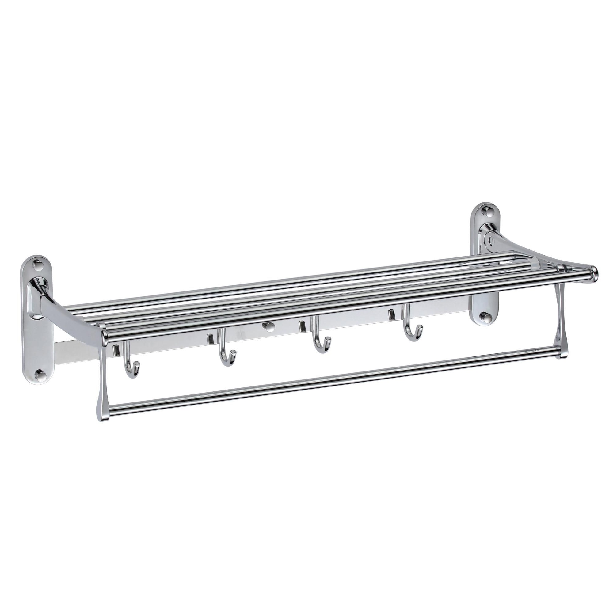 Полка для полотенец Savol S-005099, хром