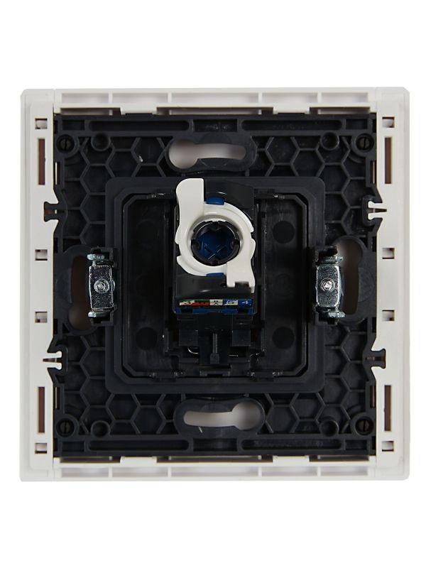 Розетка компьютерная RJ45 кат.6 FORTE&PIANO FP231 бел. IEK FP-K10-2-K01