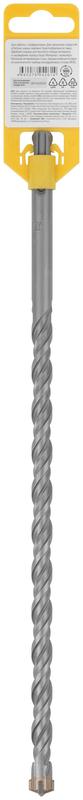Бур по бетону SDS-PLUS профи крестообразная вставка двойная спираль 12х310мм FIT 33080