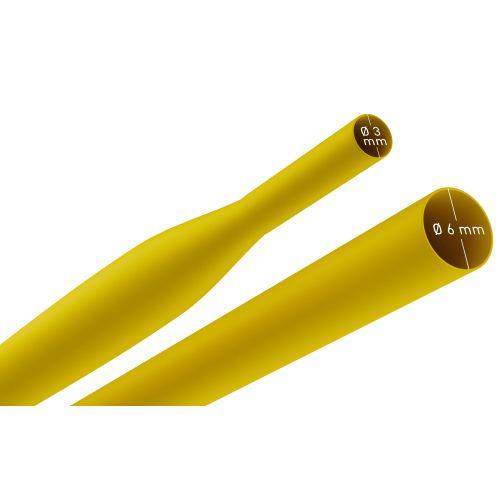 Трубка термоусадочная ТТУ нг-LS 6/3 1м желт. (уп.25шт) Эра Б0067540