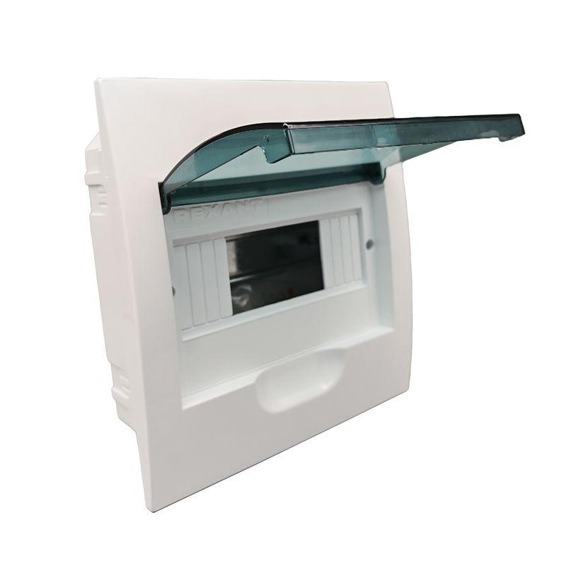 Бокс ЩРВ-П-8 IP41 пластик. бел. Rexant 11-0208