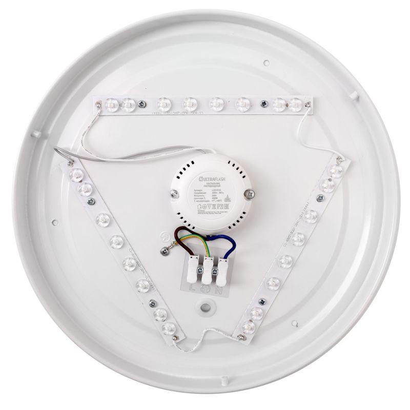 Светильник светодиодный LBS-8124 24Вт 4500К lines настенно-потолочный Ultraflash 15145