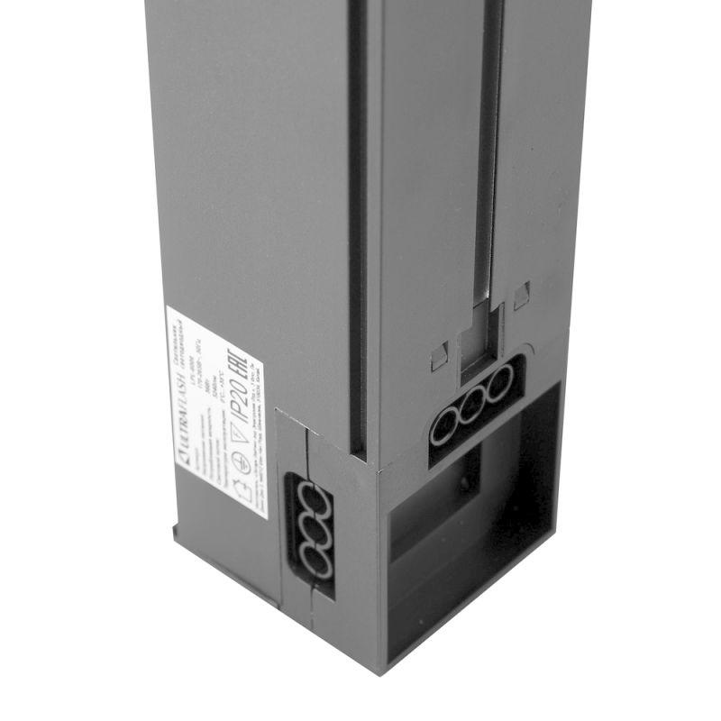 Светильник светодиодный офисный LPL-6008 600х55х55 24Вт 4000К LED черн. Ultraflash 15546