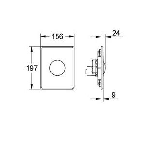 Накладная панель Grohe Skate 38573P00