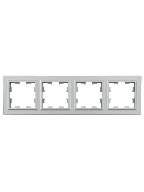 Рамка 4-м BRITE РУ-4-БрА алюм. IEK BR-M42-K47