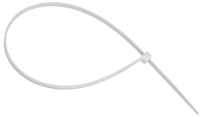 Хомут 4.8х370мм P6.6 самозатухающий бел. (уп.100шт) IEK UHH90-D048-370-100-K01