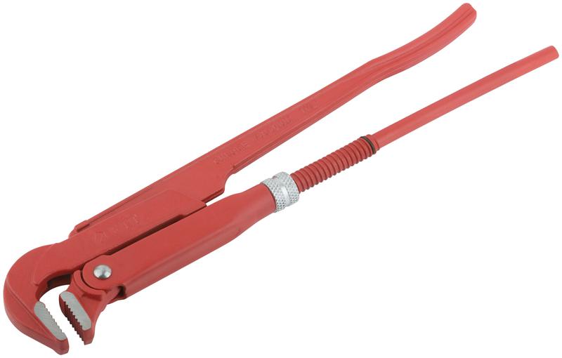 Ключ трубный газовый CrV Профи 90гр (тип L) 1.5дюйм FIT 70445