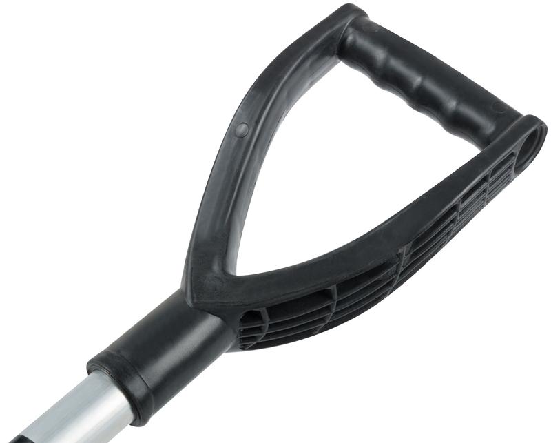 Лопата для уборки снега 490х400х1380мм съемный алюм. черенок; пластик. 68108