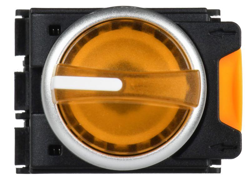 Переключатель 3 полож. 2НО с подсветкой желт. MASTER IEK MI-SW60-20XD-4-14-3-K05