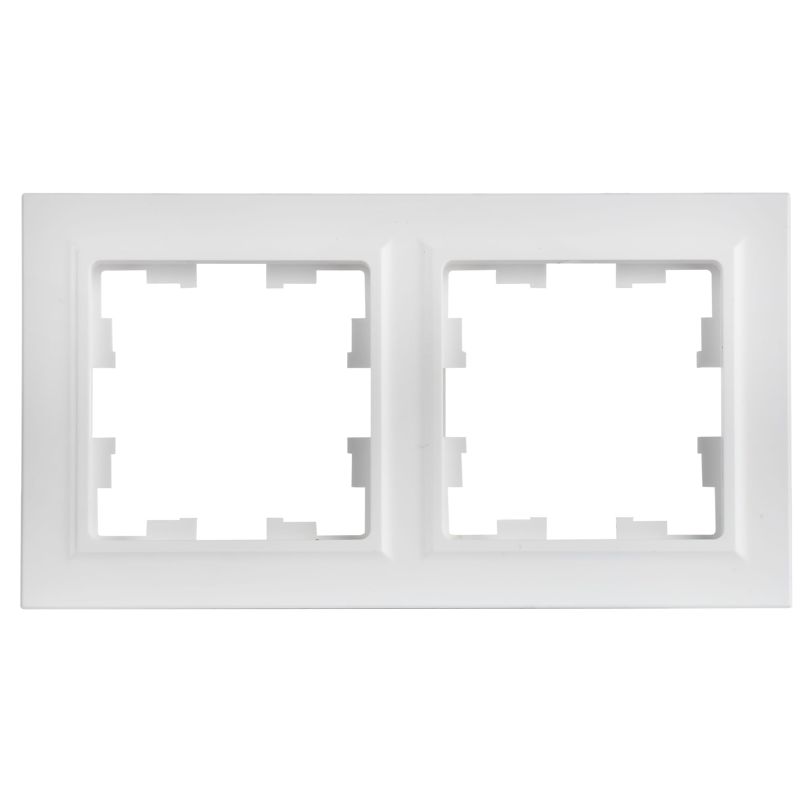 Рамка 2-м BRITE РУ-2-БрАБ арктич. бел. IEK BR-M22-K91