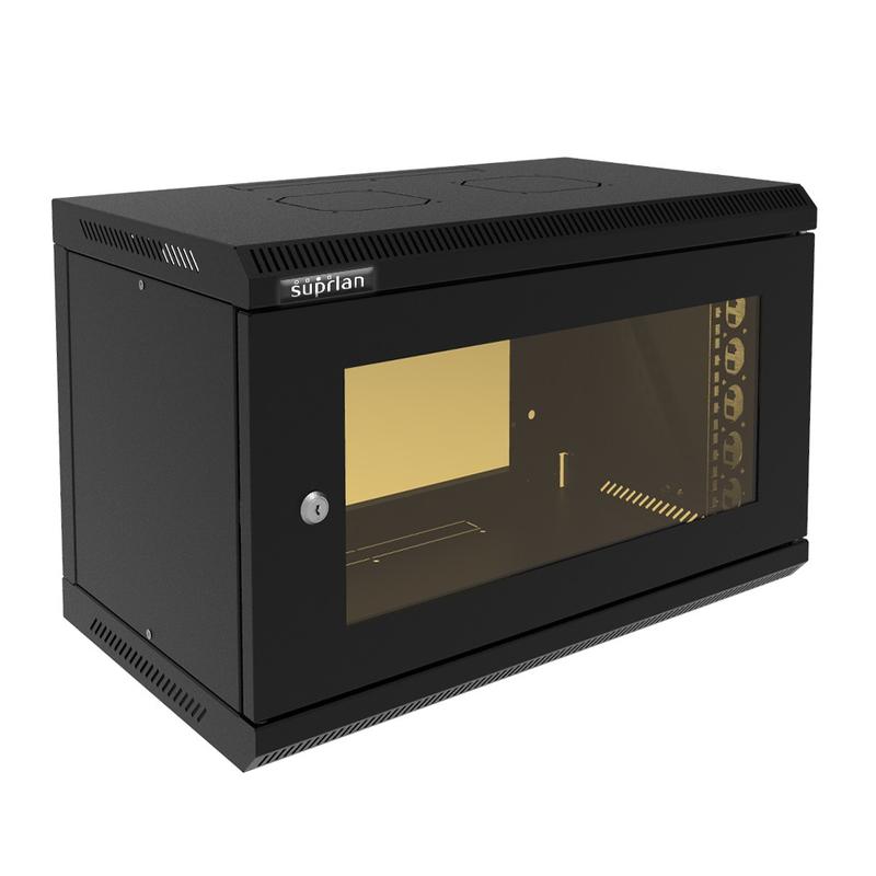 Шкаф телекоммуникационный настенный ТВС-9U-600-350-СР-9005 SUPRLAN 05-2090-B