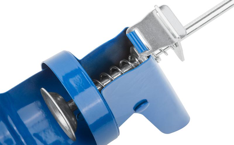 Пистолет для герметика 225мм полукорпусной гладкий шток FIT 14209