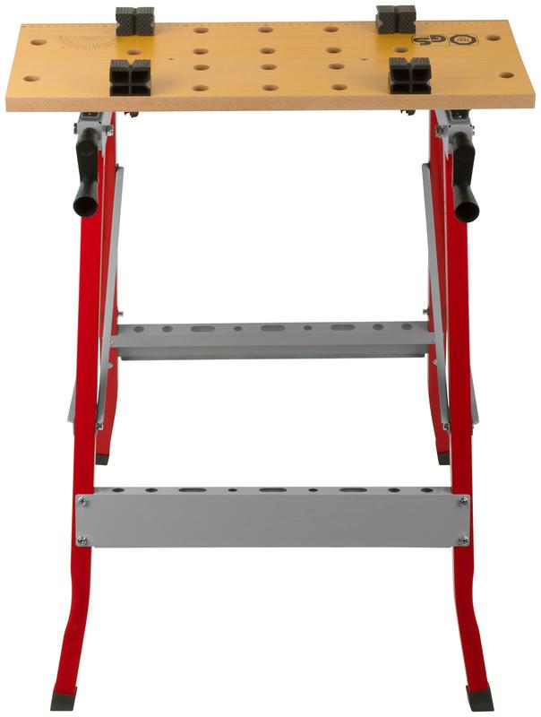 Верстак складной рабочая высота 760мм ширина изделия до 235мм FIT 65472