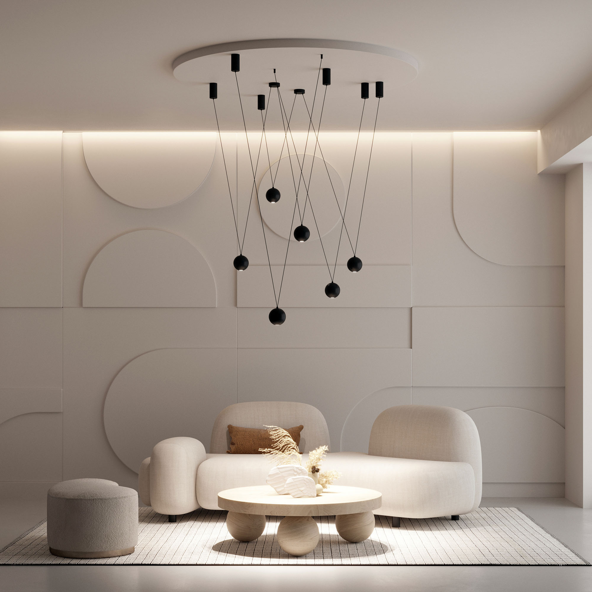 Светильник SP-ELEMENTA-ROLL-R100-9W Day4000 (WH, 39 deg, 230V) (IP40 металл, 3 года)