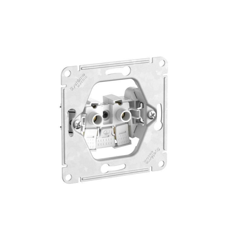 Розетка AtlasDesign 16А без заземл. защ. шторки быстрозажим. клем. механизм изумруд SE ATN000849S