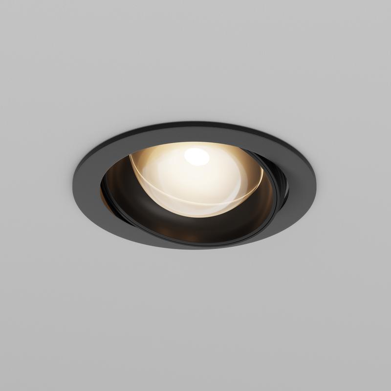 Светильник Lens 12Вт 3000К 70град. встраив. Maytoni DL105-12W3K-B