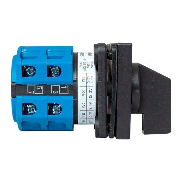 Переключатель кулачковый ПК-1-42 2п 25А "1-0-2" IP65 EKF pk-1-42-25-65