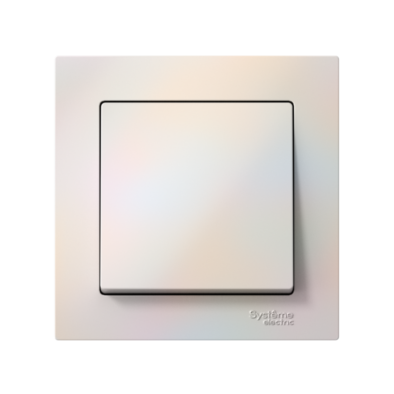 Выключатель 1-кл. AtlasDesign (сх. 1) 10AX быстрозажим. клем. в сборе жемчуж. SE ATN000412S