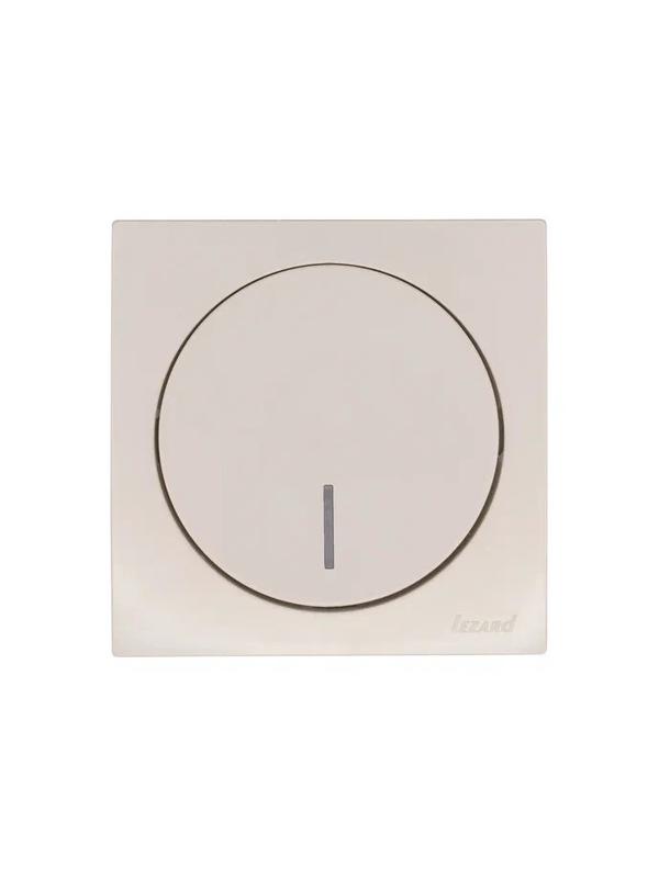 Выключатель 1-кл. СП OSEN 10А IP20 с подсветкой механизм сл. кость LEZARD 743-9088-111