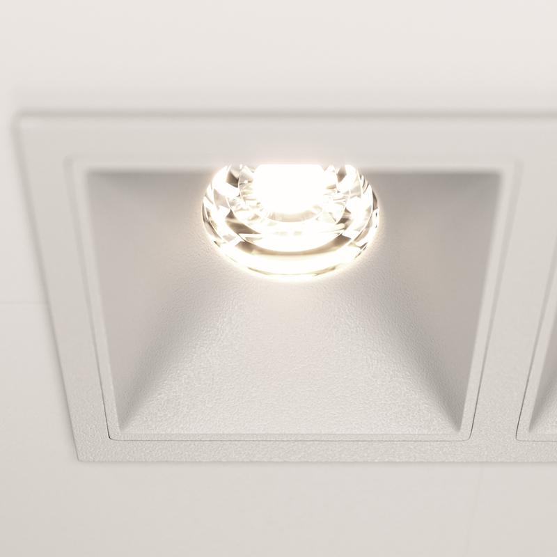 Светильник Alfa LED 2х10Вт 4000К 36град. встраив. Maytoni DL043-02-10W4K-SQ-W