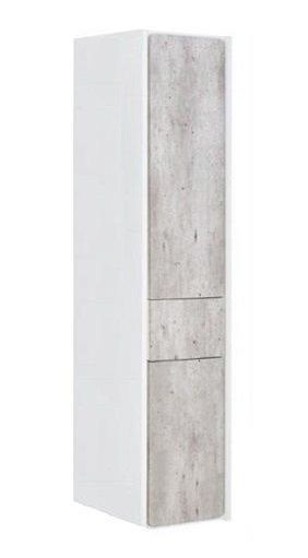 Шкаф-колонна Roca Ronda ZRU9303005 левая, бетон/белый матовый
