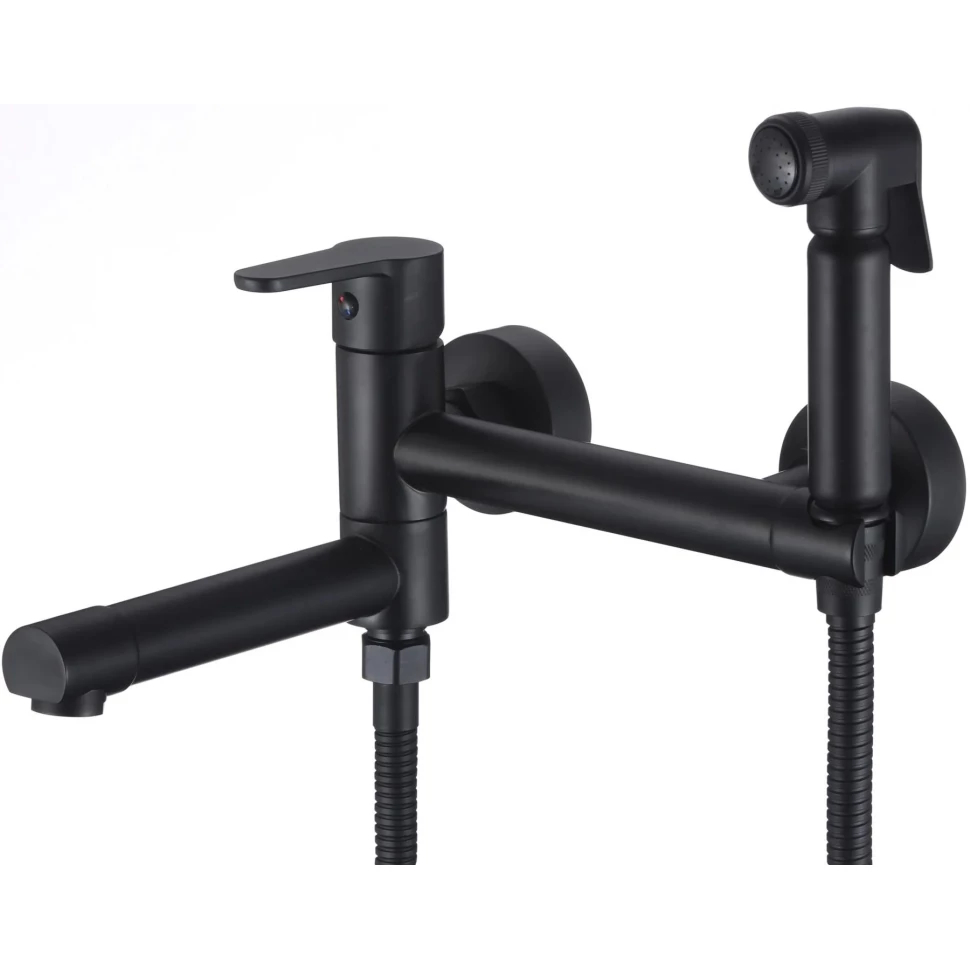 Гигиенический душ со смесителем и изливом Savol S-FXQ010H, черный