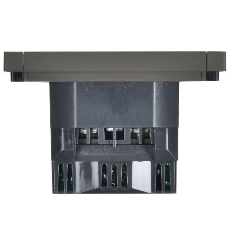 Розетка FORTE&PIANO FP345 16А USB A+A 3.1А с заземл. защ. шторки винт. крепл. сер. IEK FP-R14-16-U21-D31-K03