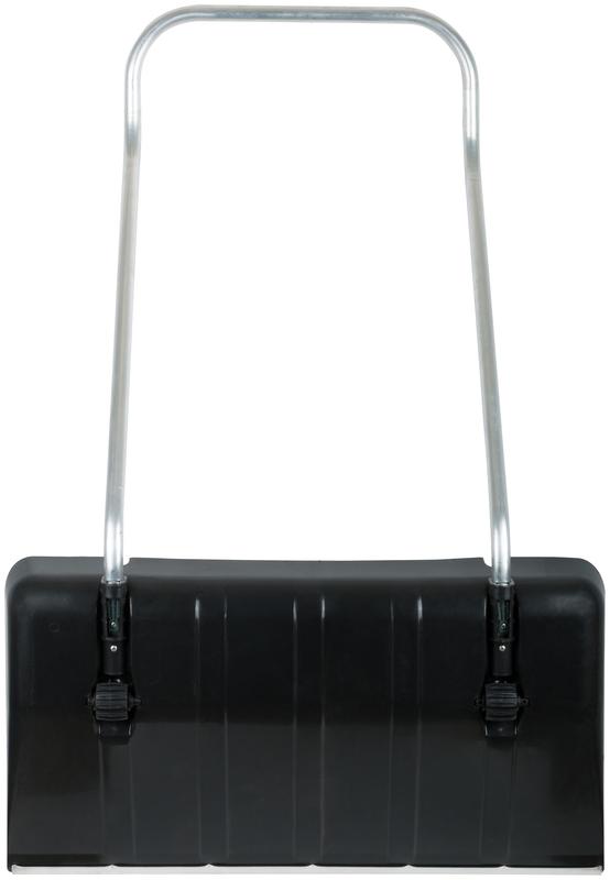 Скрепер для уборки снега Профи 810х430х1220мм на колесиках метал. ручка пластик. 68136