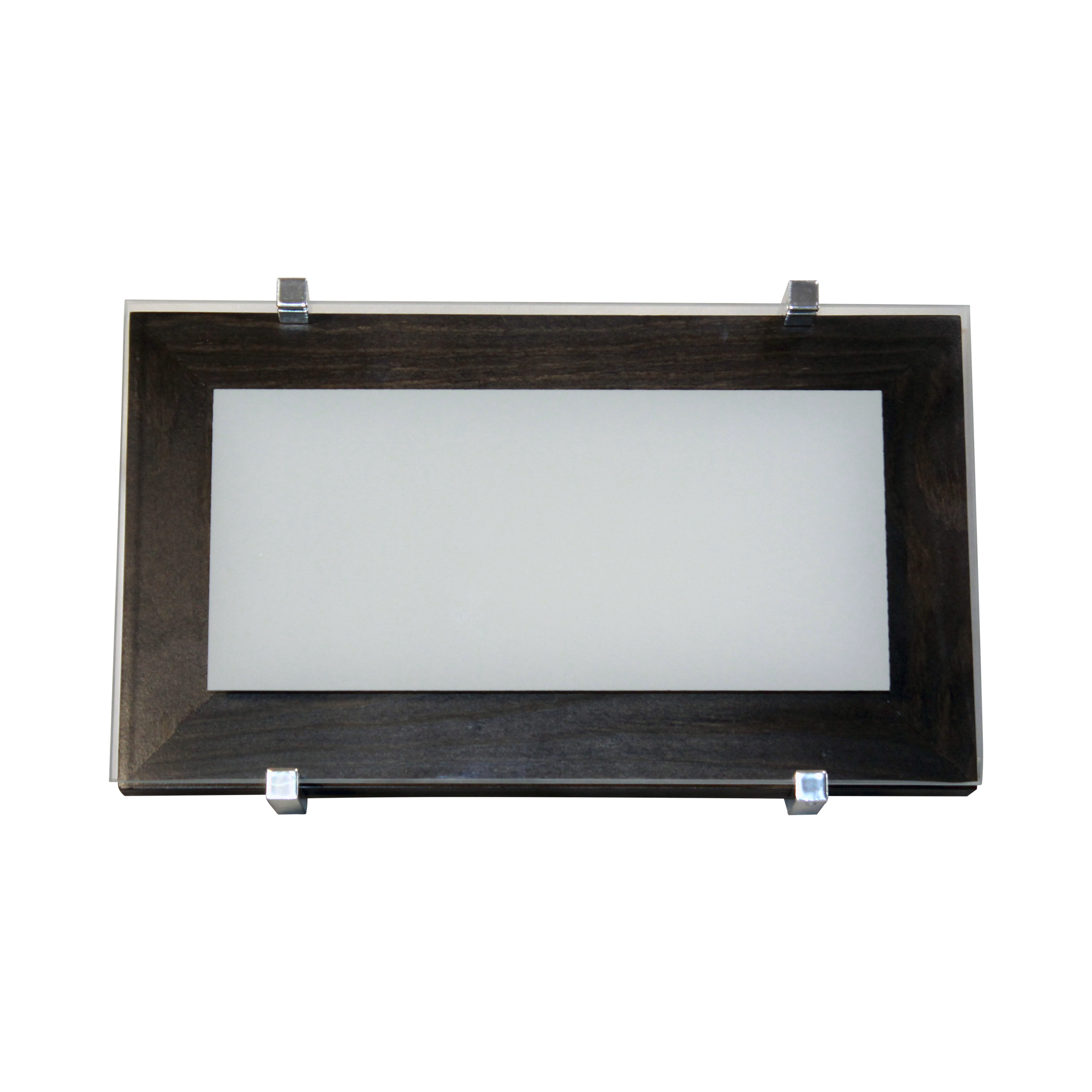 Светильник Полесье 280х160 НББ 06-40 М40 белый корпус венге держатель хром ИУ