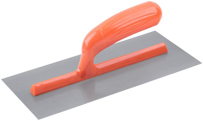 Гладилка плоская 280х130мм пластик. ручка стальная КУРС 05135