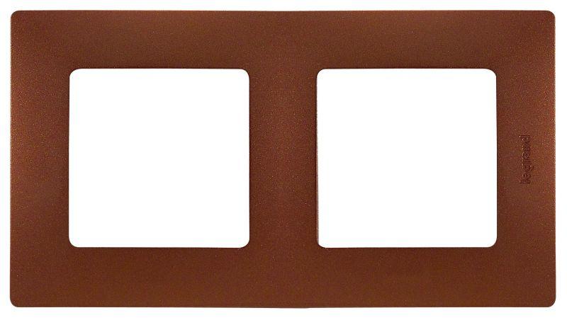 Рамка 2-м Etika какао IEK 672572