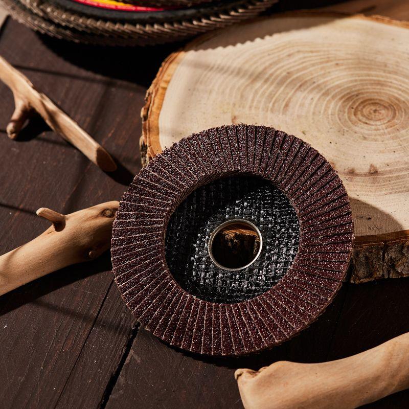 Круг лепестковый торцевой P60 115х22.2мм Kranz KR-90-0006