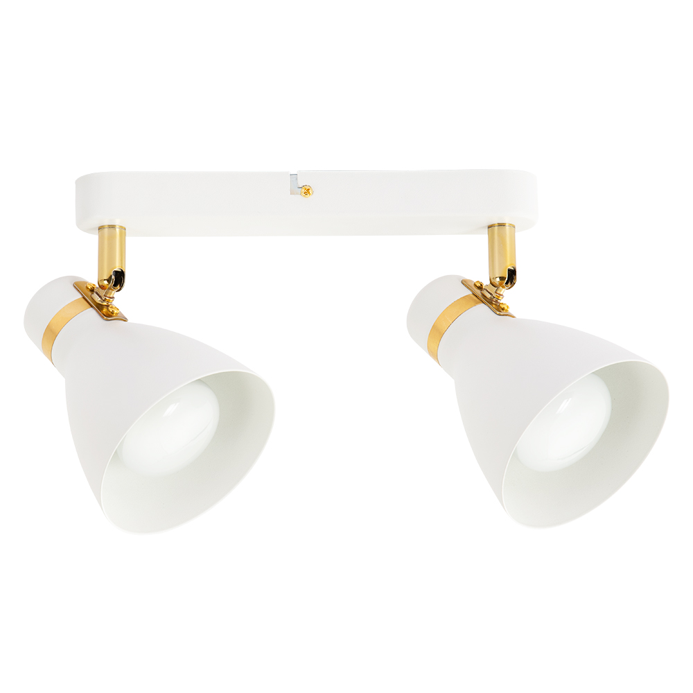 Спот Arte Lamp FAFNIR A5047PL-2WH 2*E27 Металл Белый