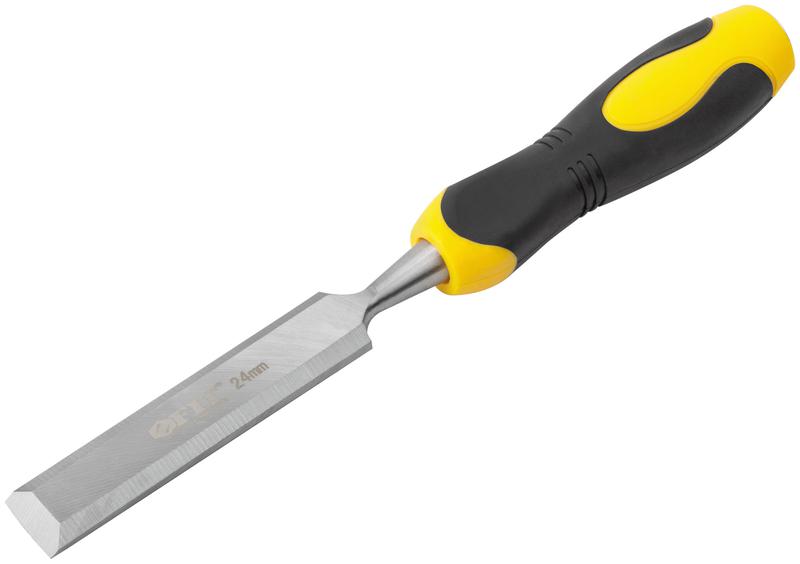 Стамеска профи CrV двухцветная прорезиненная ручка 24мм FIT 43180