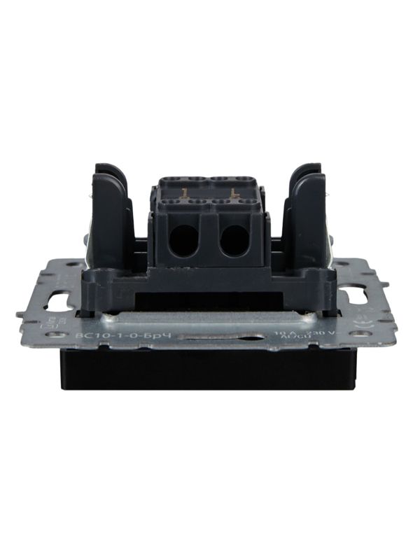 Выключатель 1-кл. СП BRITE ВС10-1-0-БрЧ 10А механизм черн. IEK BR-V10-0-10-K02