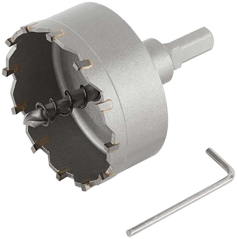 Коронка кольцевая с карбидными вставками профи (для отверстий в нержавеющей стали) 64мм FIT 36853