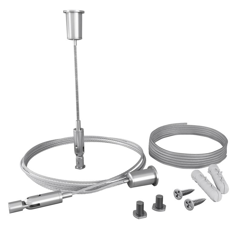 Комплект подвесов для радиусного профиля с проводом питания (уп.2шт) Maytoni ALM-3535R-PE-2M