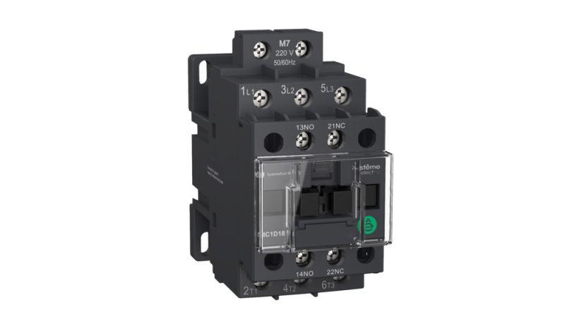 Контактор MC1D 3п 12А НО+НЗ 24В DC с пониж. током потребл. катушки SE MC1D12BL