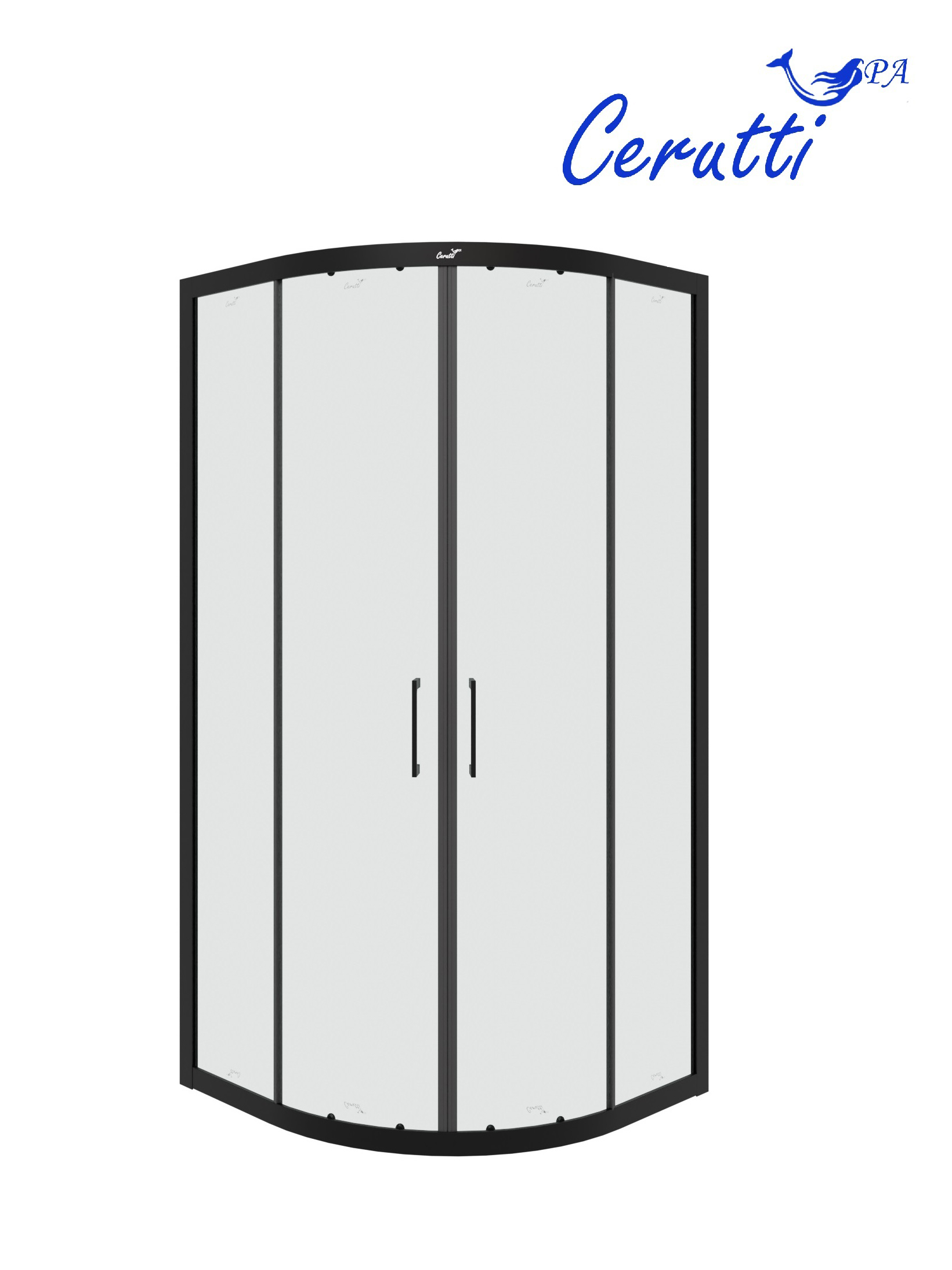 Ограждение VIVA100B душевое Ceruttispa без поддона (100x100x195)