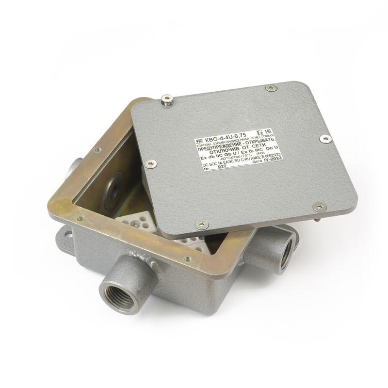 Коробка огнестойкая взрывозащ. 4 ввода 0.75-2.0кв.мм стальная Спецприбор Промрукав PR08.13287