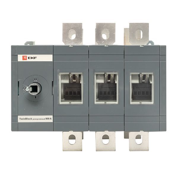 Рубильник 3п 630А реверсивный без рукоятки управления TwinBlock EKF tb-s-630-3p-rev