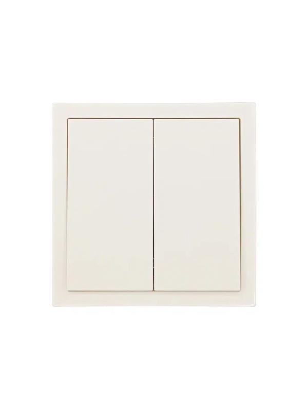 Выключатель 2-кл. СП ZIMA IP20 10А безвинт. зажим слон. кость LEZARD 704-9088-101QC