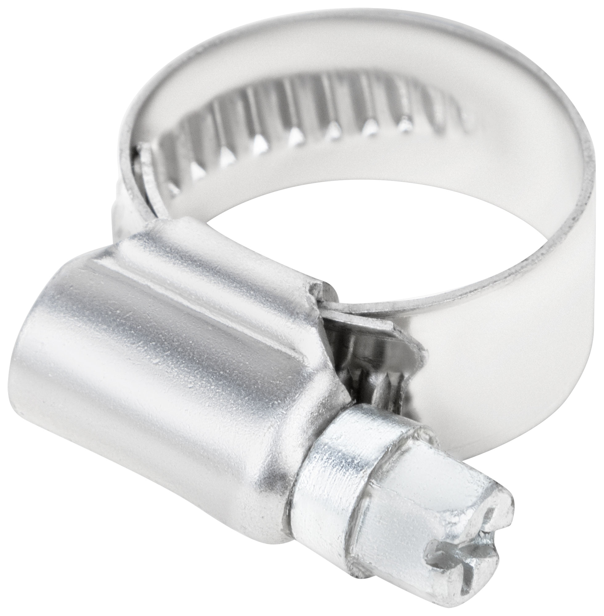 Хомут обжимной накатной, ширина 12 мм, нерж.сталь  12-20 мм