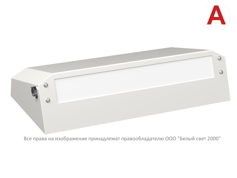 Светильник аварийный BS-CUSTOS-53-L1-INEXI3-AUTOTEST 4000К White Белый свет a32371