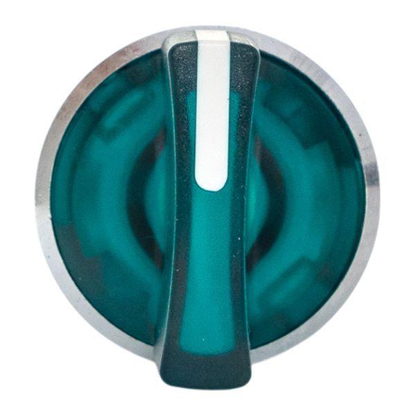 Механизм переключателя исполнительный XB4 IP65 на 3 положения с фиксацией с подсветкой с короткой ручкой зел. EKF XB4BD3FL-G-65