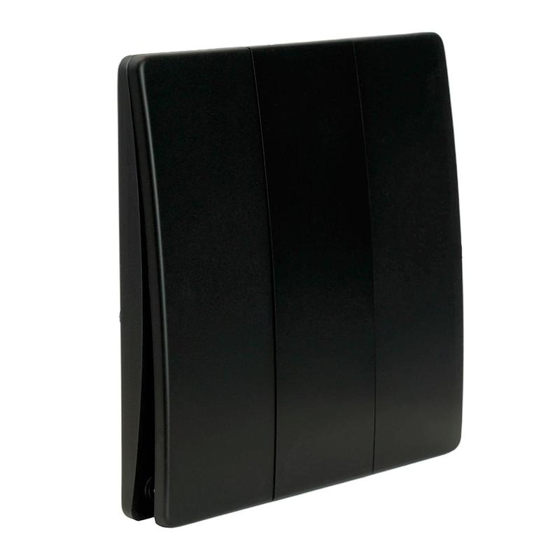 Выключатель дистанционного управления трехклавишный 7мВт IP65 TM93 черн. FERON 51028