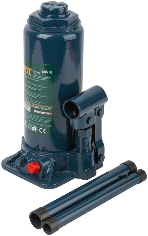 Домкрат гидравлический бутылочный 10т FIT 64510
